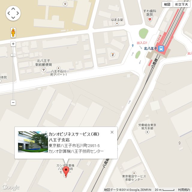 八王子支店地図